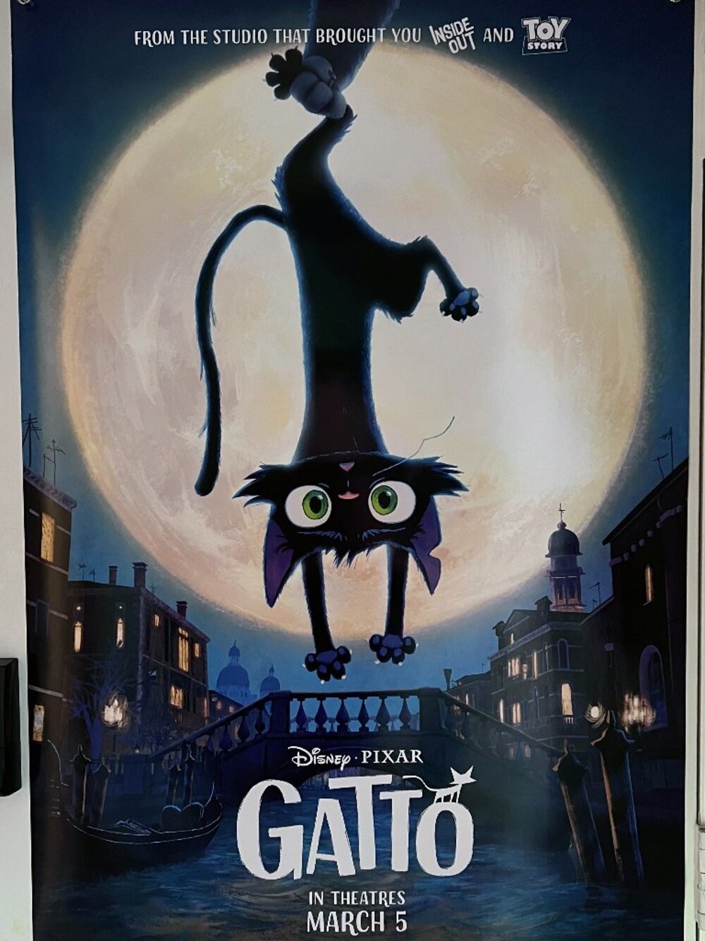 GATTO (2027) - ORIGINAL DOUBLE SIDED ADVANCE MOVIE POSTER